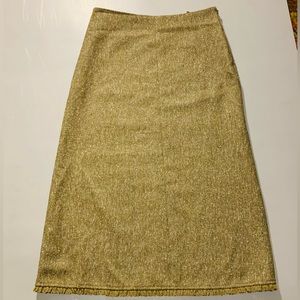 Banana Republic tweed wool lined skirt